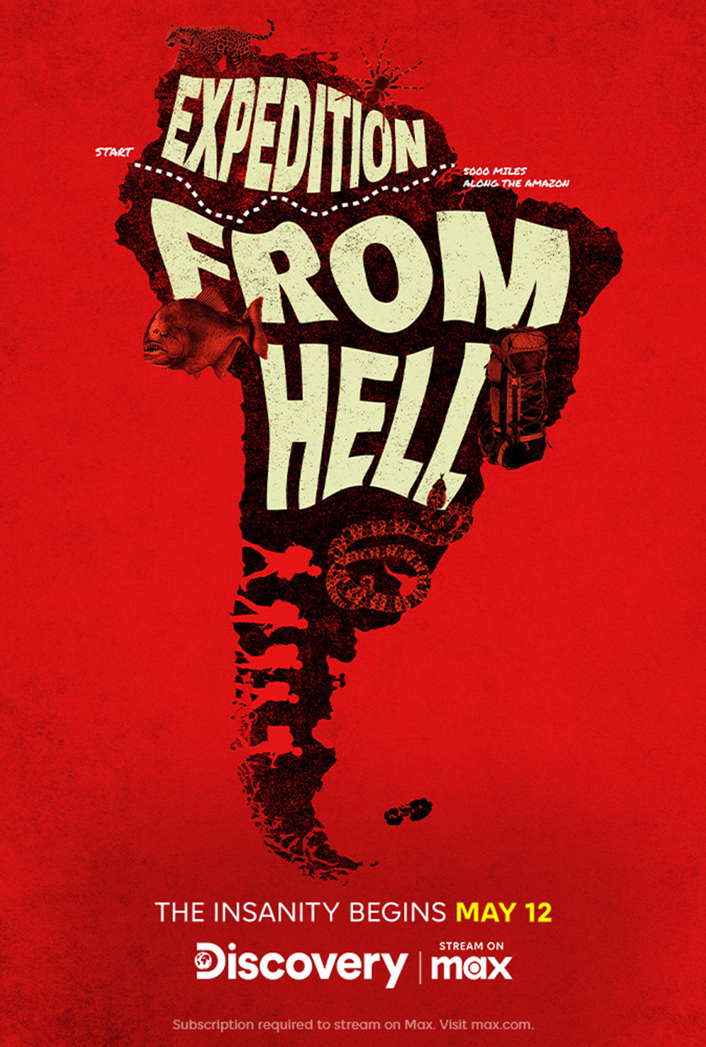 Expediation From Hell The Insanity Begins May 12 Discovery - Stream on Max