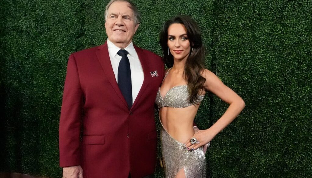 Bill Belichick and Jordon Hudson